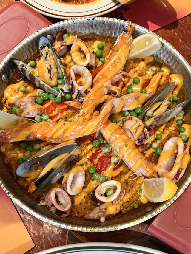 超出片的西班牙飯💕ZAFFERANO 