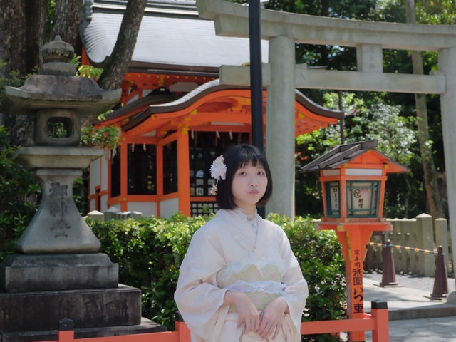 🎐京都親子散策｜穿上和服漫步八坂神社👘⛩️