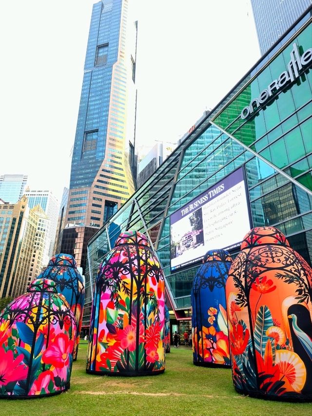 Step Into The Guardians at Raffles Place Park 