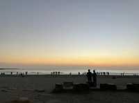 漫步漁光島：一場海風輕拂的夕陽夢境！