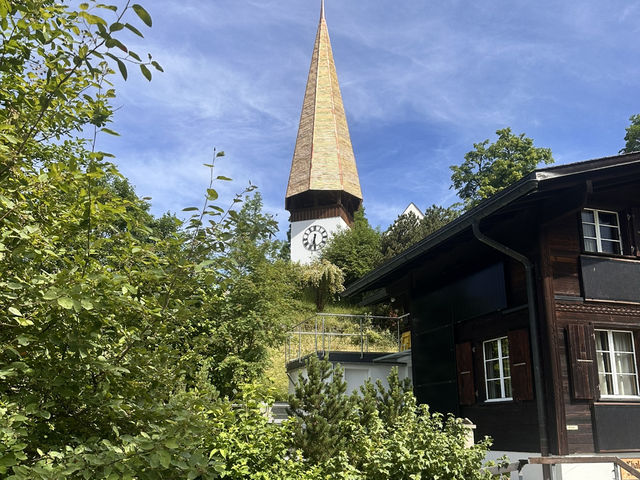 海拔1274公尺的山中小鎮溫根（Wengen）