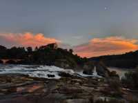 RhineFalls at night