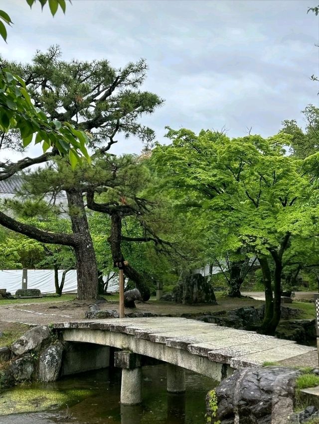 Stone Bridge and Still Waters at Maruyama Park – Kyoto