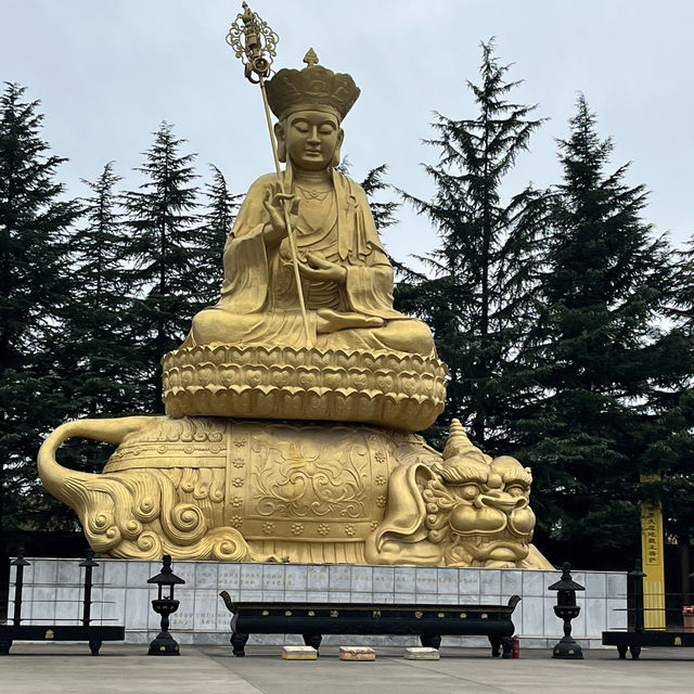 ✨ Famen Temple – The Golden Path of Faith ✨