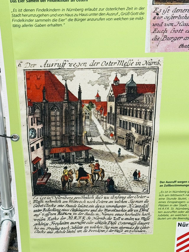 美泉（Schöner Brunnen）與聖母教堂（Frauenkirche）