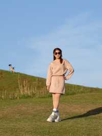 ชมพระอาทิตย์ตกที่ Mount Wakakusa Nara