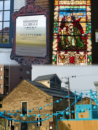 햇빛이 웅장한 종교 예술을 비춘다