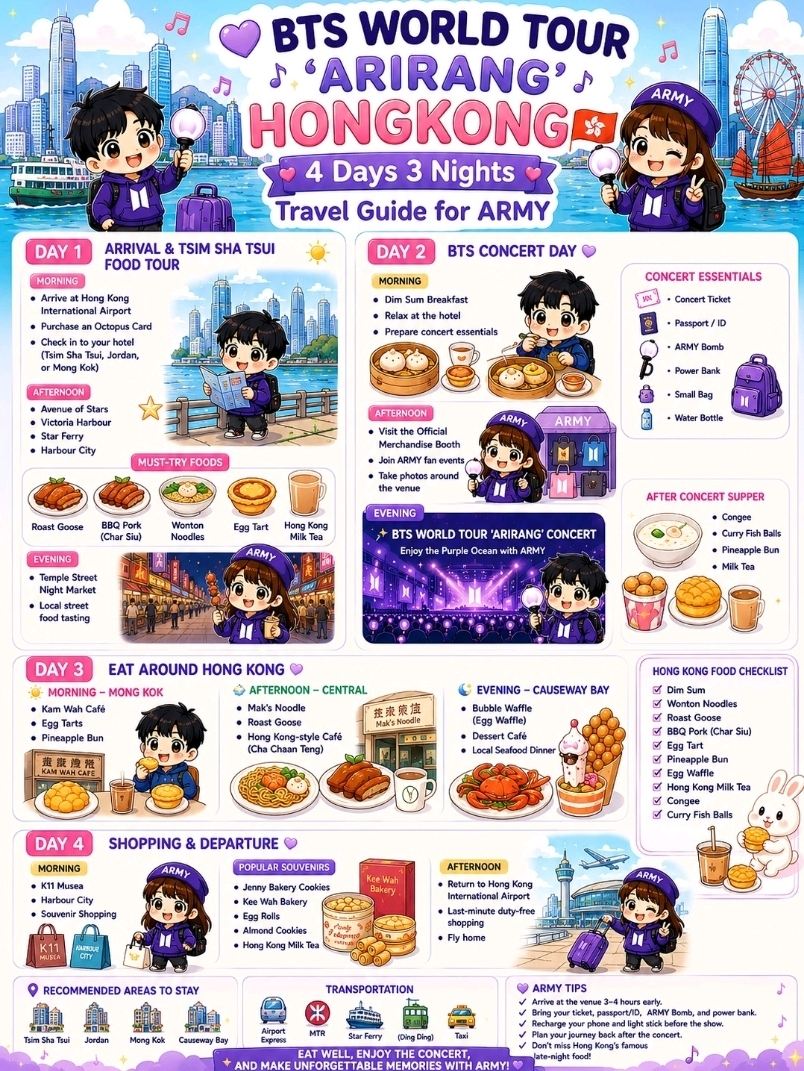 ARMYのための香港3泊4日トラベルガイド。 | Trip.com 香港