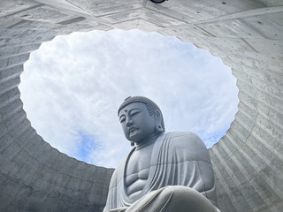 홋카이도|안도 타다오의 두대불전(頭大佛殿)