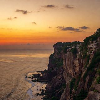 Sunset Along Kerala’s Cliffs