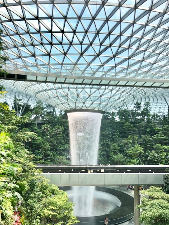 World’s largest indoor waterfall