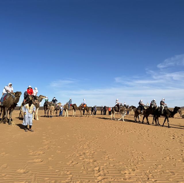 Golden dunes, Nomad life and Camel ride