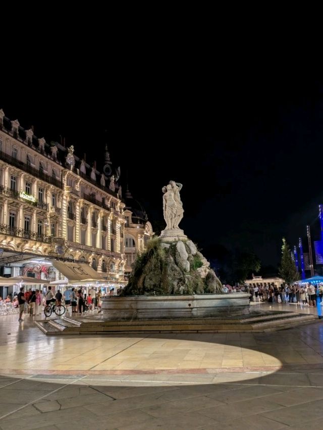🎶 Evening Charm in Montpellier: Music, History, and Stone-Paved Streets
