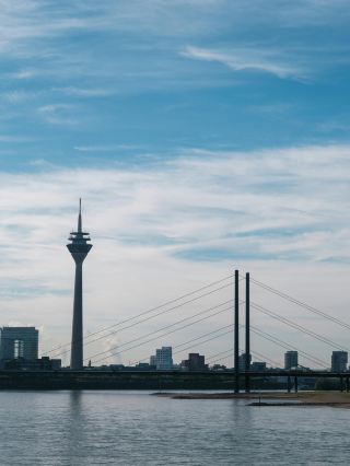 📍Rhine Tower – Düsseldorf, Germany 🇩🇪 