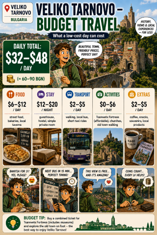 🗺️ Veliko Tarnovo for Every Budget