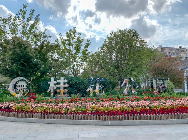 キンモクセイ香る「桂花公園」