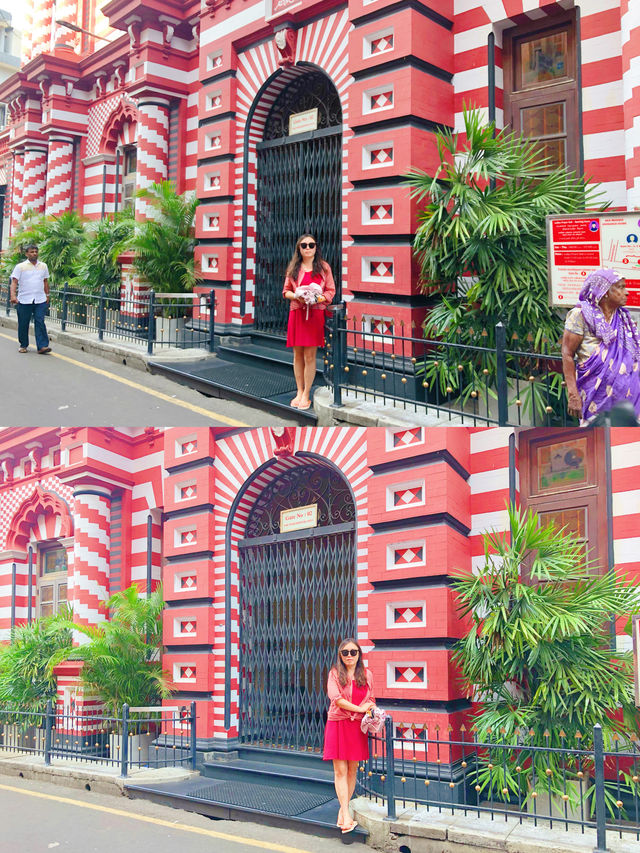 Pluck 🌿 the pink mosque 🕌 in Colombo.