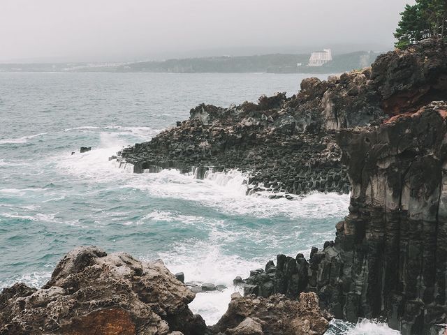 遊濟州🇰🇷大浦海岸柱狀節理帶