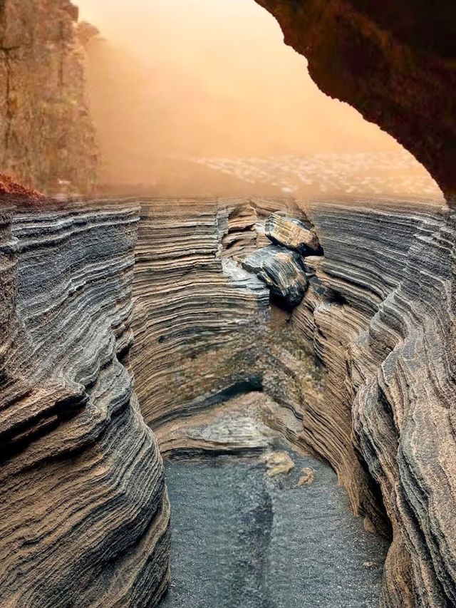 西班牙異世界Lanzarote火山和海相愛的地方