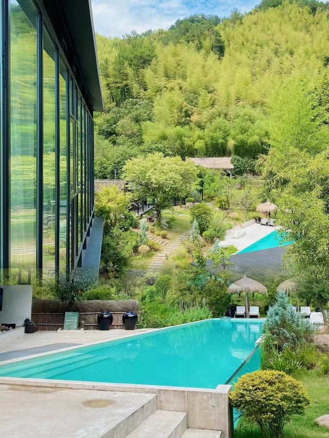 沒去日本！是安吉神仙私湯避世山居！