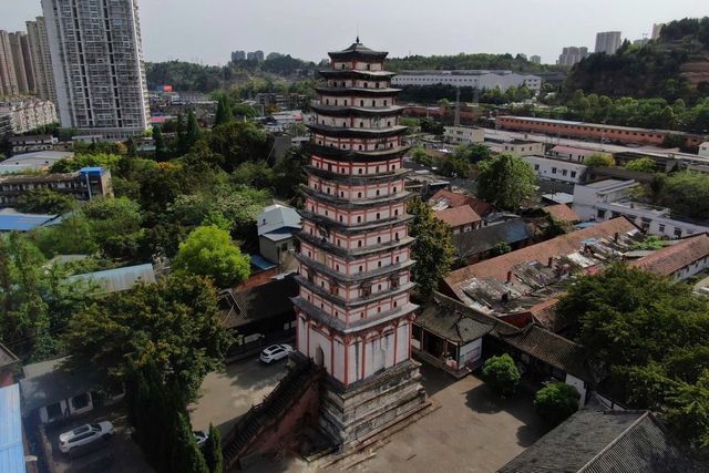 四川旅遊｜成都周邊小眾古蹟-簡陽聖德寺塔