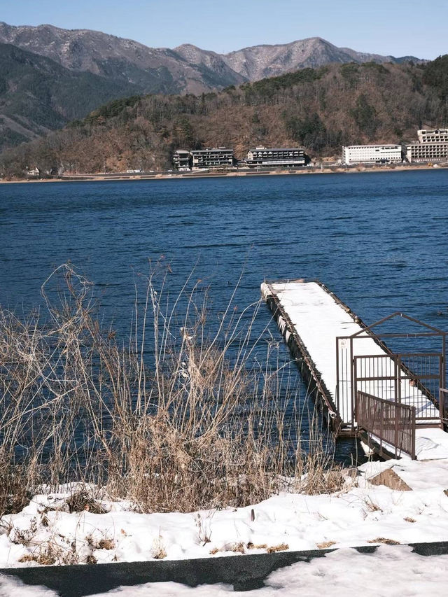 我在海外過年之日本富士山雪景