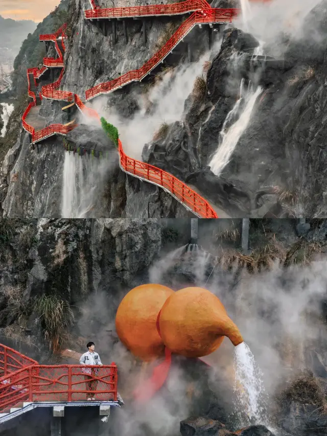 Hangzhou's "Xianxia World" on the cliff! A hidden gem of a theme park