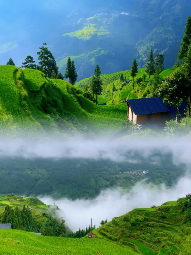 Hidden in the Jiabang Terraces of Qiandongnan, Guizhou: China's Stunning Terraced Fields