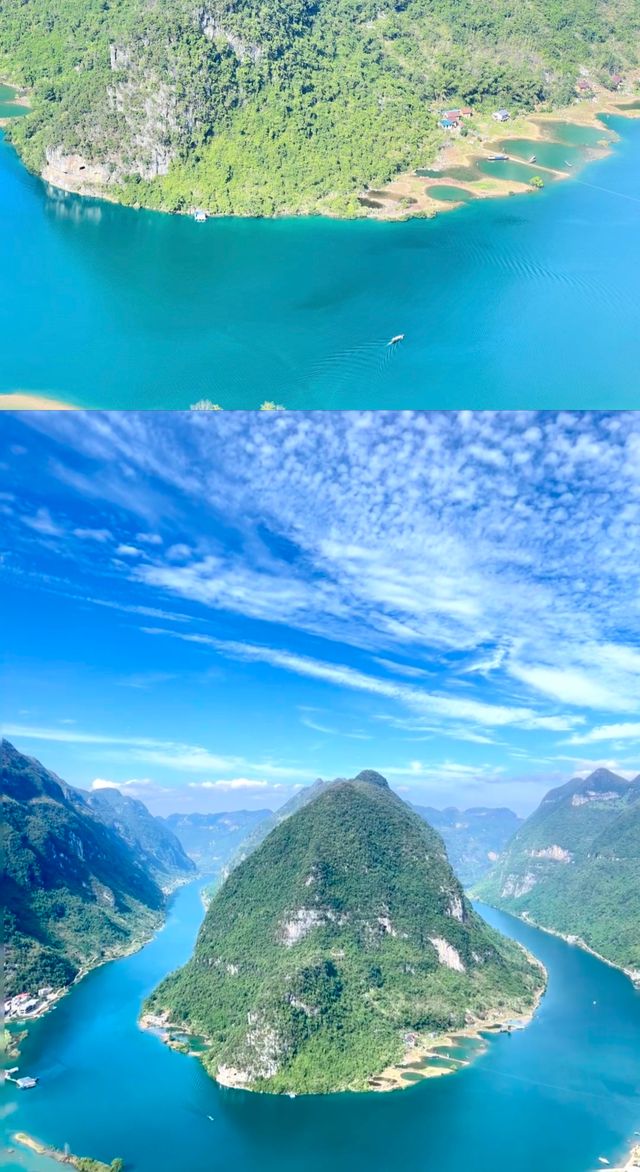 廣西河池龍江第一灣。