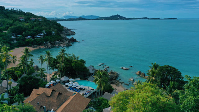 蘇梅島|珊瑚崖海灘度假村，美景非凡。