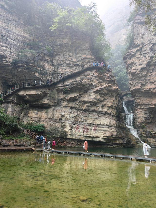 太行大峽谷桃花谷景區。