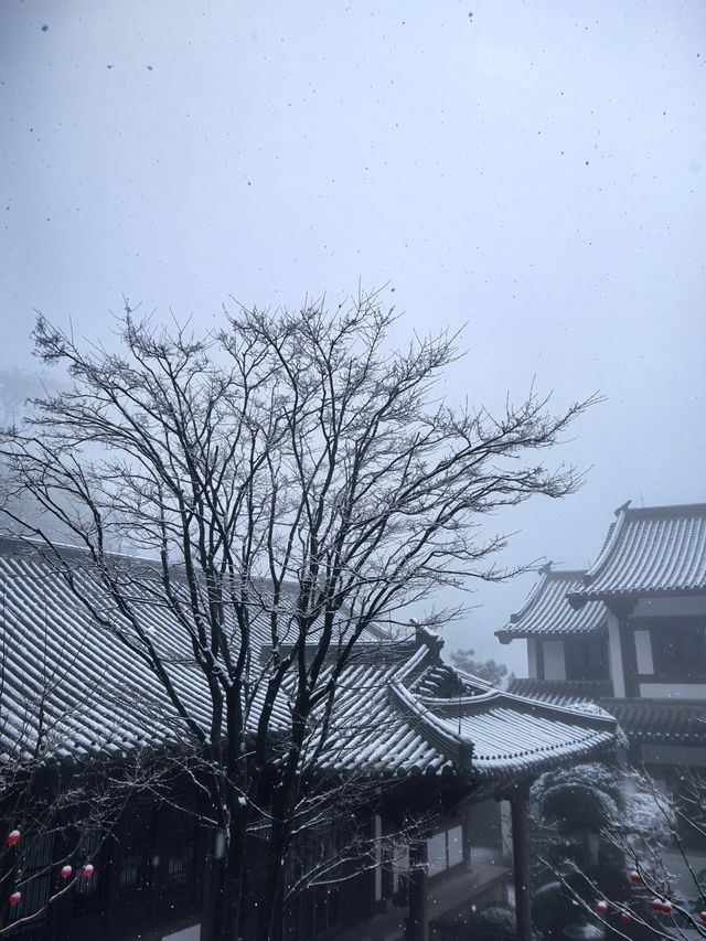 徑山寺觀雪