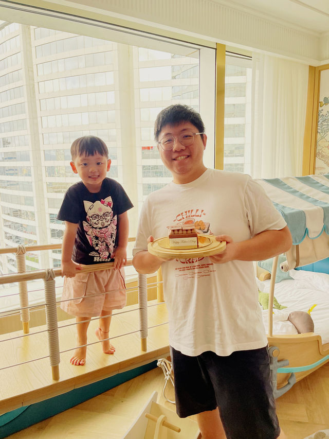 父亲节旅行选对酒店太重要！港島香格里拉真的是親子酒店天花板，對帶娃家庭的照顧細到入心～ 