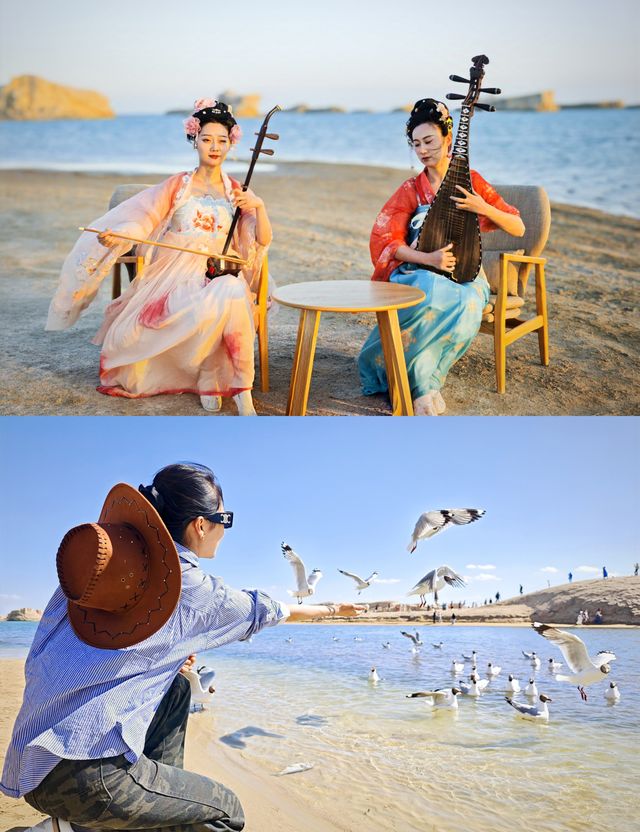青海絕美打卡地，夢幻水上雅丹