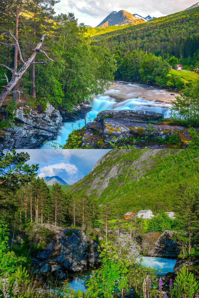 挪威蓋朗厄爾峽灣，自然雕刻的山水長卷