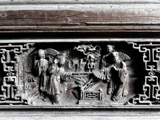 探秘黃山八面廳雕刻 探秘黃山八面廳雕刻