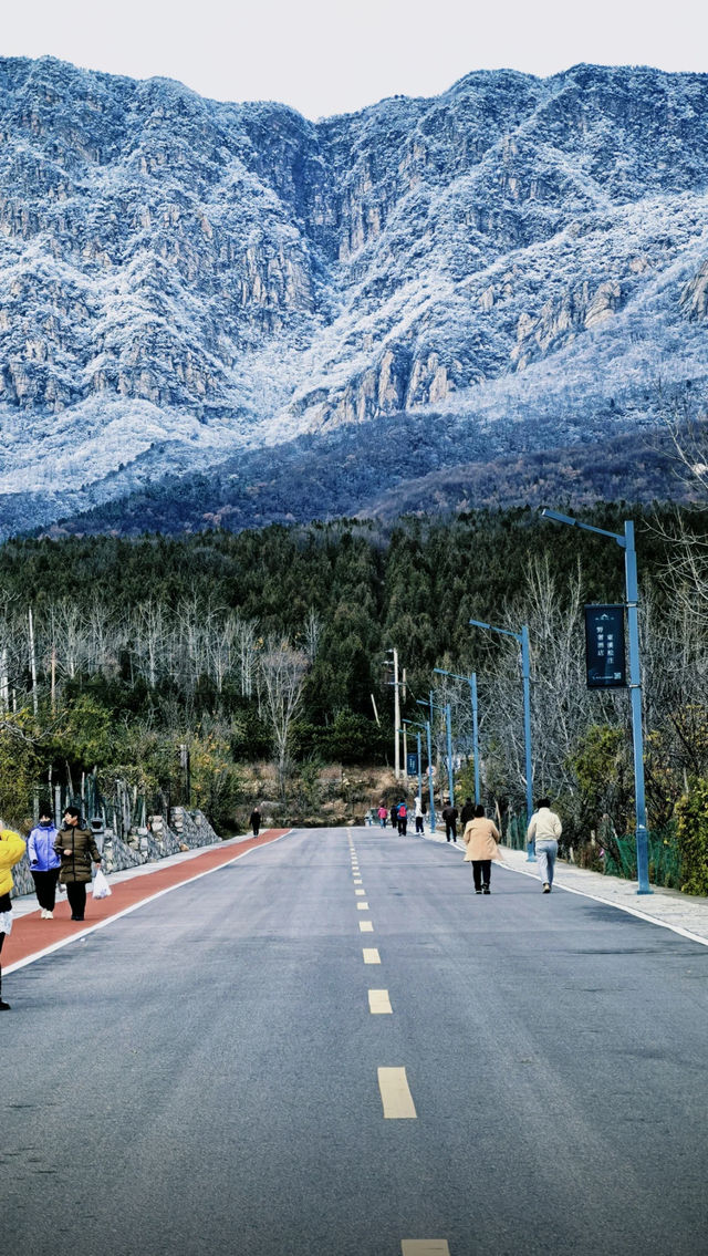 中嶽嵩山2025第一場雪