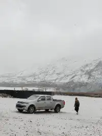 情書同款雪景甘孜紅海子下了一場大雪