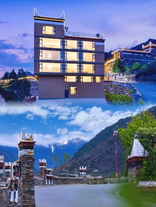 川西藏寨私湯天花板！暮山映雪太懂度假了