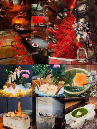 A must-stay hotel when departing from Baotou! A heavenly combination of a garden hotel and a seafood feast in a cave.