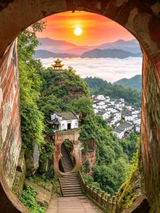 距離黃山半小時！情侶私藏仙山齊雲山2日1夜慢遊攻略