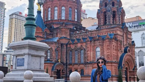 Поверить не могу, до чего же красив этот собор! Это Софийский собор в Харбине~ — traveler post in Харбин