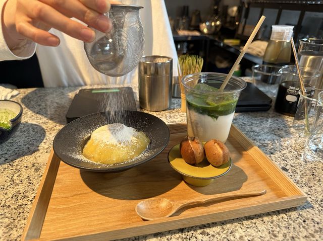 京都・下京区。『珈琲×抹茶』の関係。『糖太朗（とうたろう）』で味わう生プリン。
