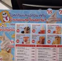 One of the most famous waffle ice cream