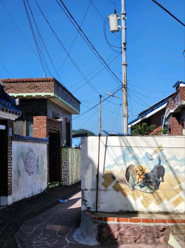 가덕도 한 눈에 둘러보기, 대항항포진지와 벽화마을📷