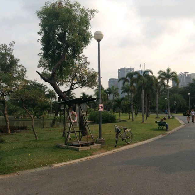 🇹🇭タイ バンコク "チャトチャック公園" 朝は清々しい、バンコクの喧騒から離れてリフレッシュ🌺🌴
