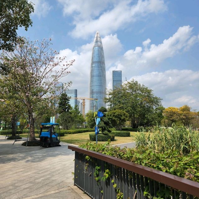 周未忙裡偷閒-深圳人材公園