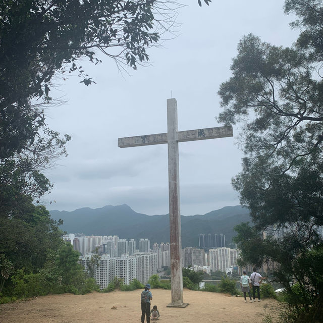 Hiking up Tao Fung Shan Christian Center - Shatin