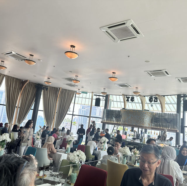 Envi Skydining with the Skyline of KLCC