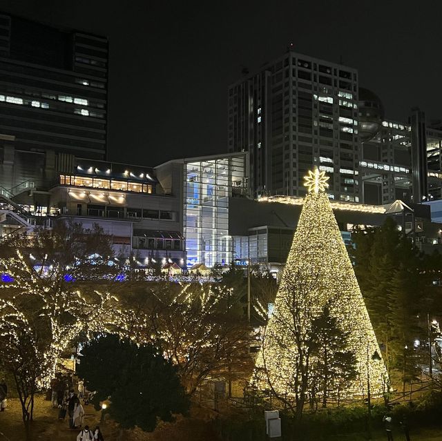 夜のお散歩はお台場